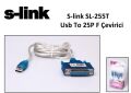 S-link SL-255T Usb To Paralel 25P F Çevirici