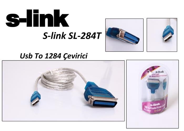 S-link SL-284T Usb To 1284 Çevirici