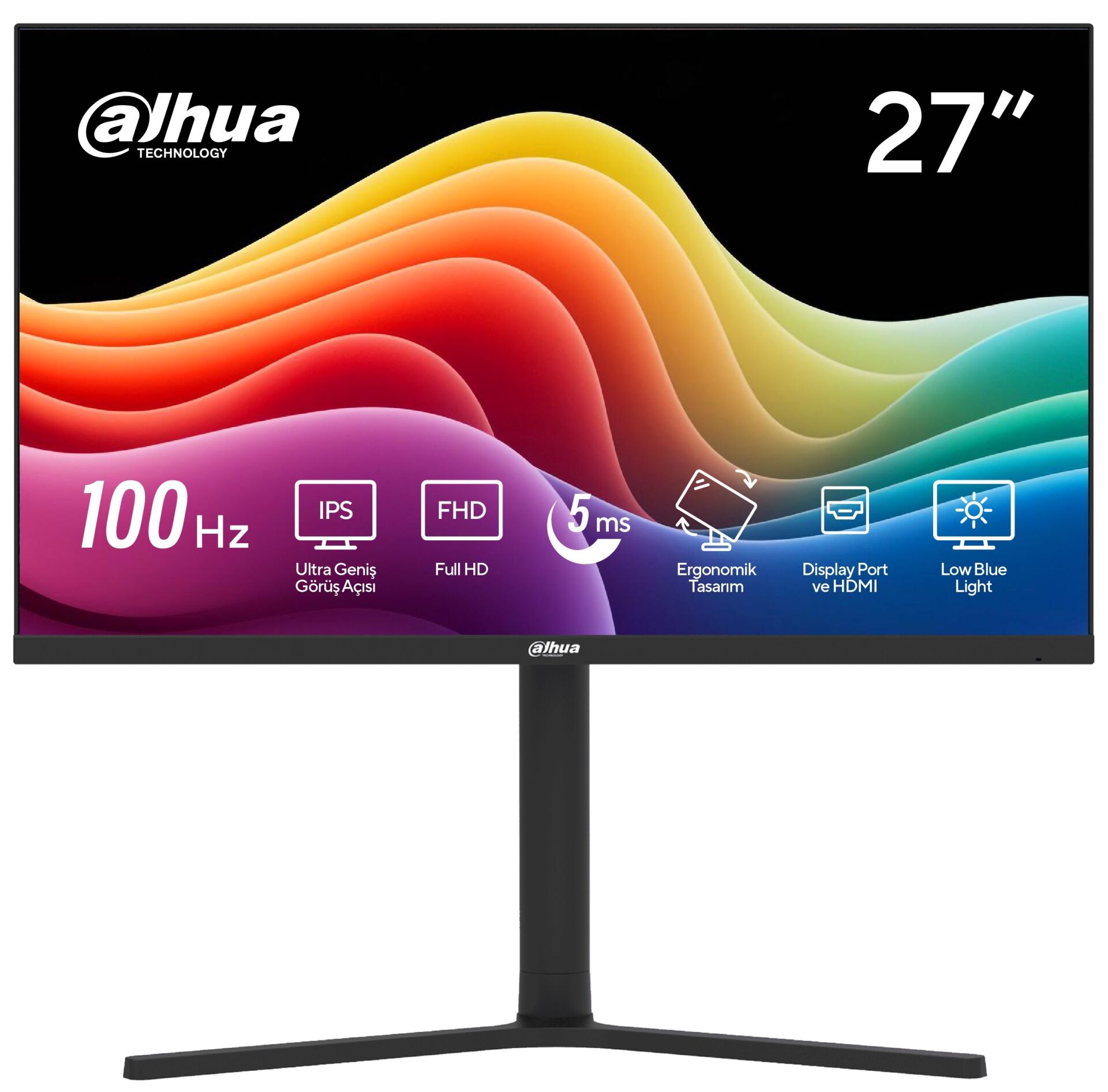 Dahua 27'' LM27-B201A 1920x1080 5MS 100Hz IPS DP/HDMI/VGA +VESA +PIVOT Monitör
