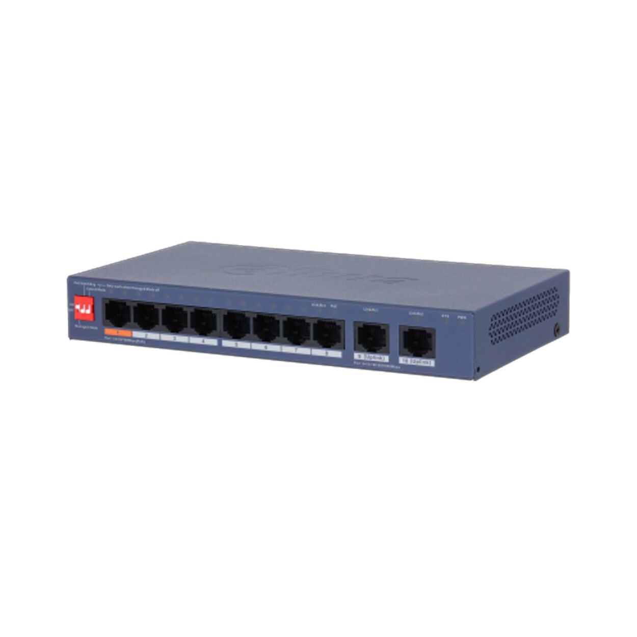 Dahua CS4010-8ET2GT-60 10 PORT 10/100/1000 8xPOE 60W 2xUPLINK Yönetilir Switch