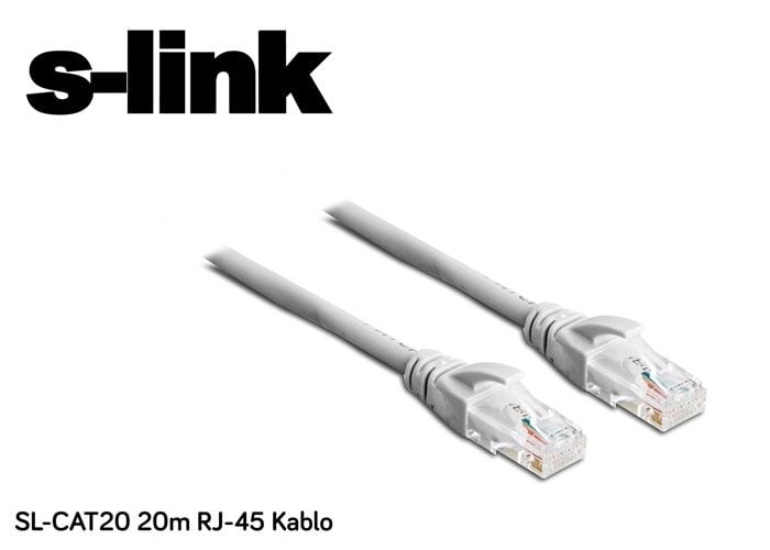 S-link SL-CAT20 20m Cat5 Patch Kablo
