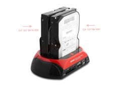 Everest HDC-385 Harici Usb 2.0 2,5''-3,5'' Ide+Sata Hdd + Kart Okuyucu Docking