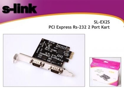 S-link SL-EX2S Pcı Express RS232 2 Port Kart