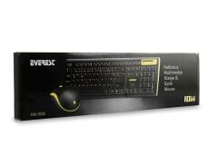 Everest KM-5535 Usb Multi Media Kablosuz Q Klavye+Mouse Set