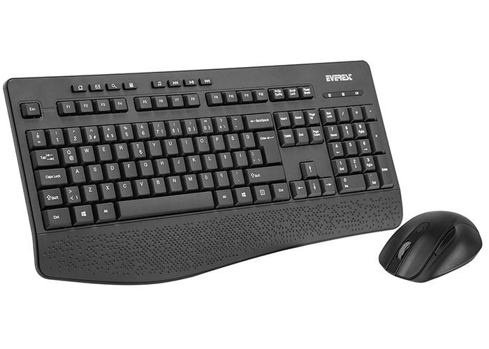 Everest KM-6017 Siyah Usb Kablosuz Q Multimedia Klavye + Mouse Set