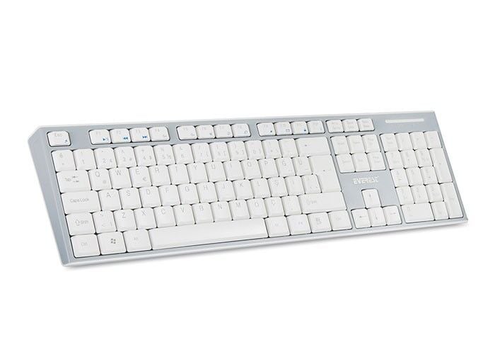 Everest KM-6063 Beyaz/Gri Kablosuz Q Multimedia Klavye + Mouse Set