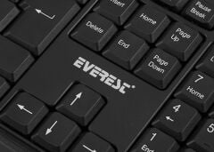 Everest KM-6176 OFFICAL Siyah Kablosuz Combo Q Multimedia Klavye + Mouse Set