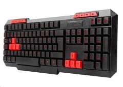 Everest KM-6825 Siyah Usb Kırmızı Tuşlu Türkçe Multimedia Klavye + Mouse Set