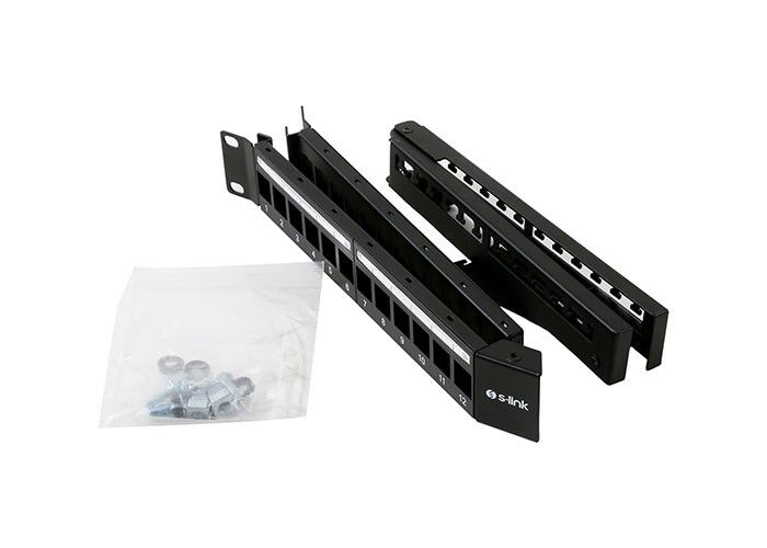 S-link SL-P625 24 lü Kolay Kullanımlı, UTP BOŞ V Şeklinde Patch Panel