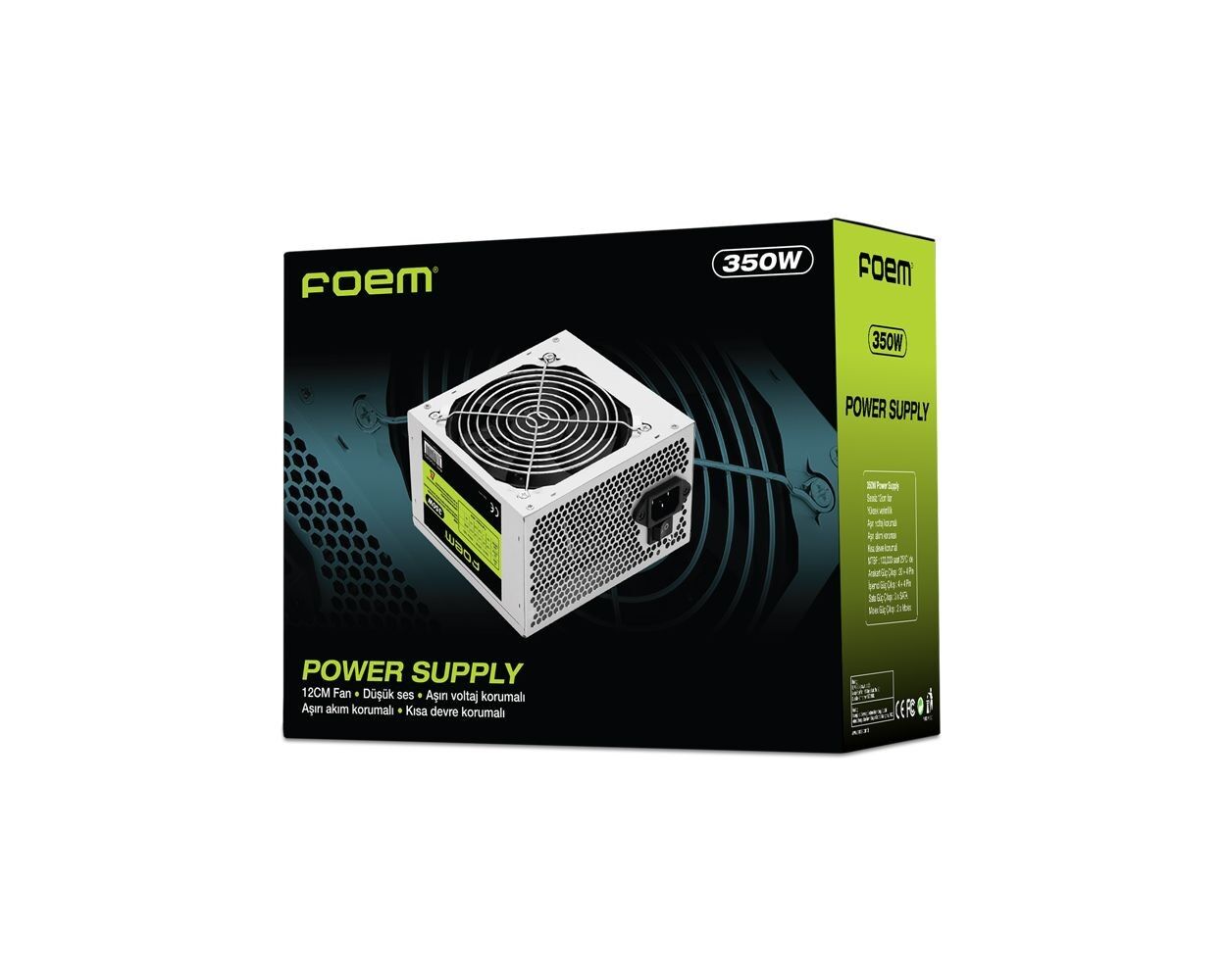 Foem FPS-G35F12 350W 12Cm Fan Power Supply