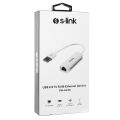 S-link SW-KC30 Usb 2.0 To RJ45 Win10 Uyumlu Ethernet Çevirici
