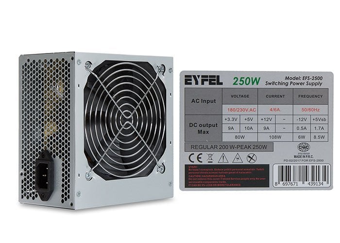 Eyfel EFS-2500 Real 200W Peak 250W Power Supply