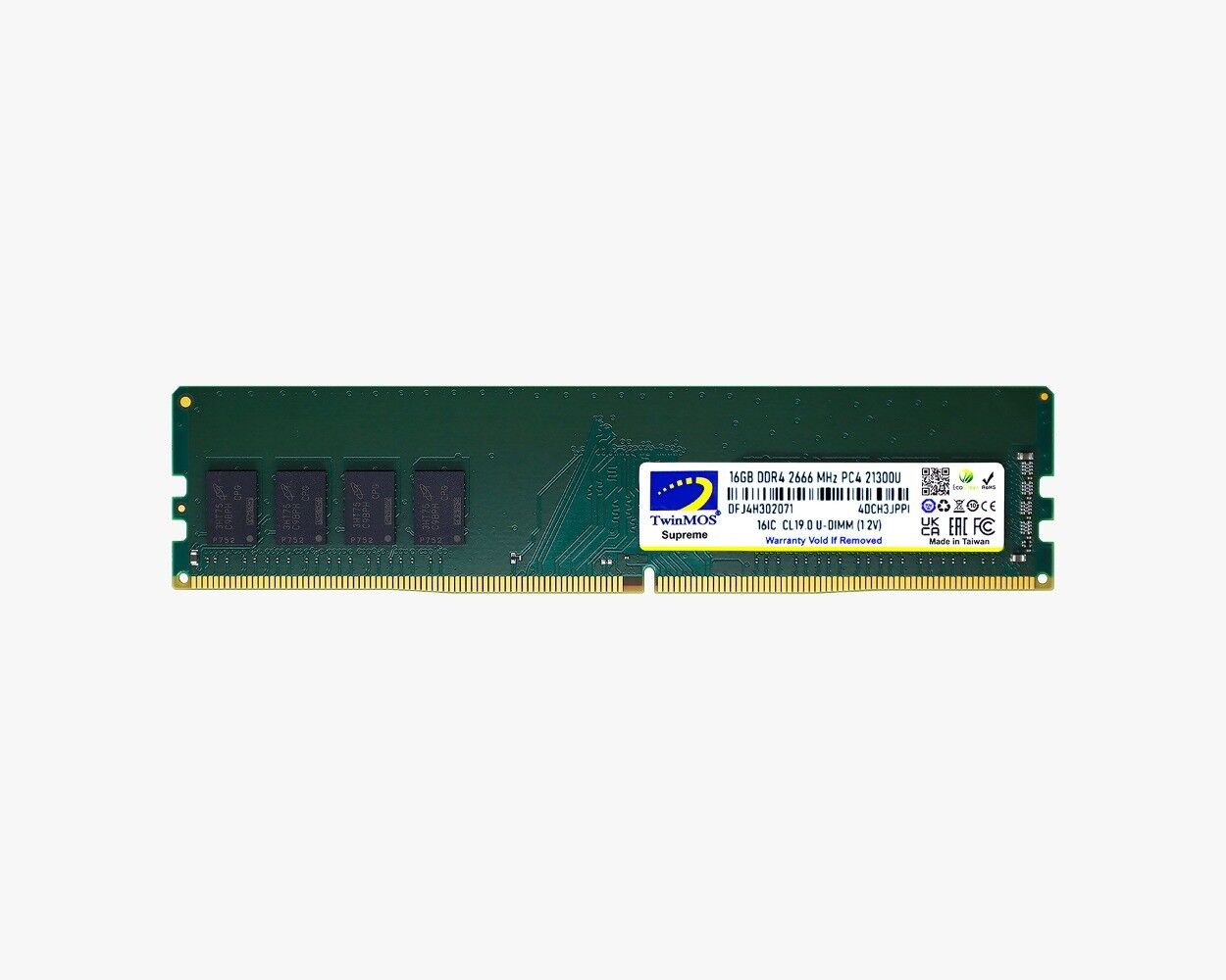 16GB TwinMOS DDR4 2666MHz (MDD416GB2666DWO) PC Ram