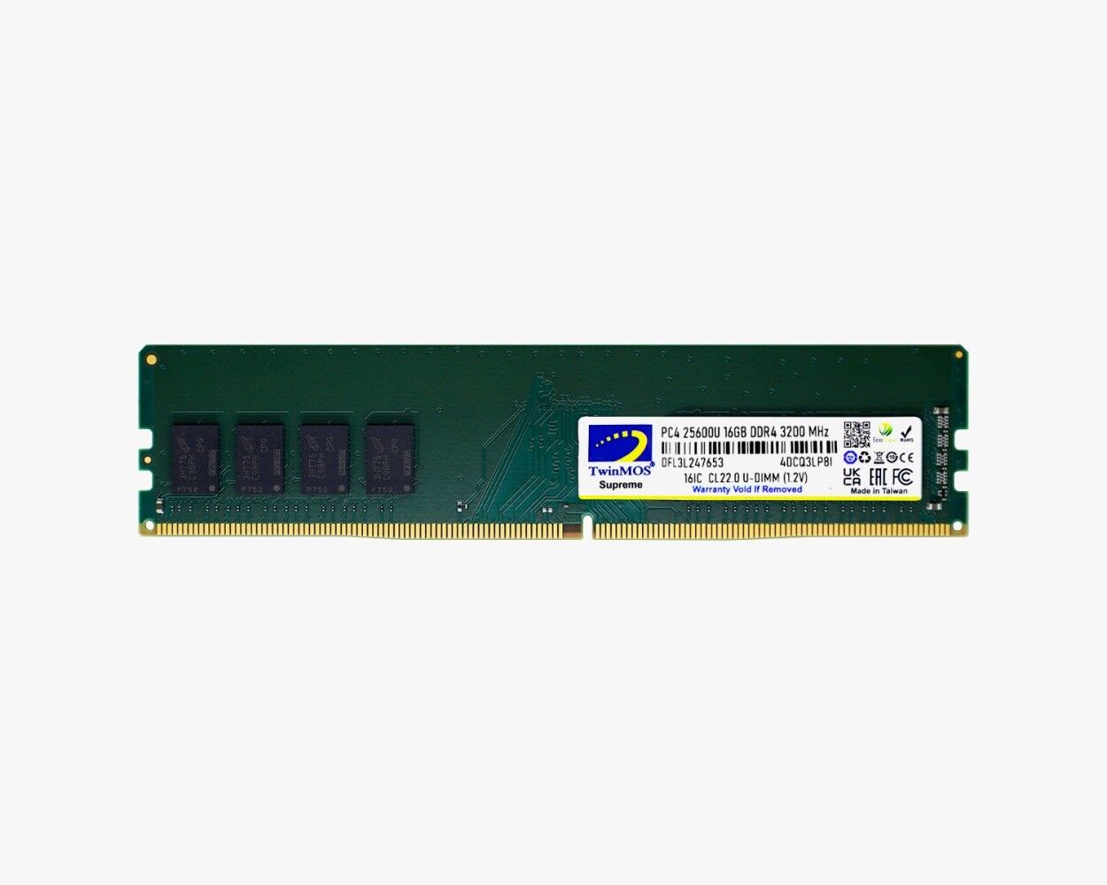 16GB TwinMOS DDR4 3200MHz (MDD416GB3200D) PC  Ram
