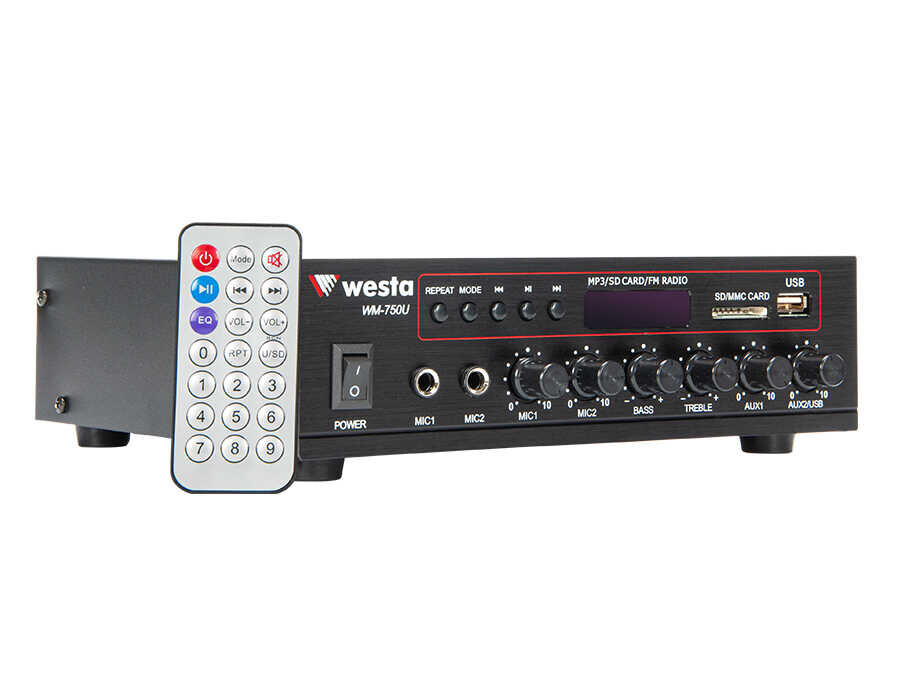 Westa WM-750U 80 Watt Mixer Amfi