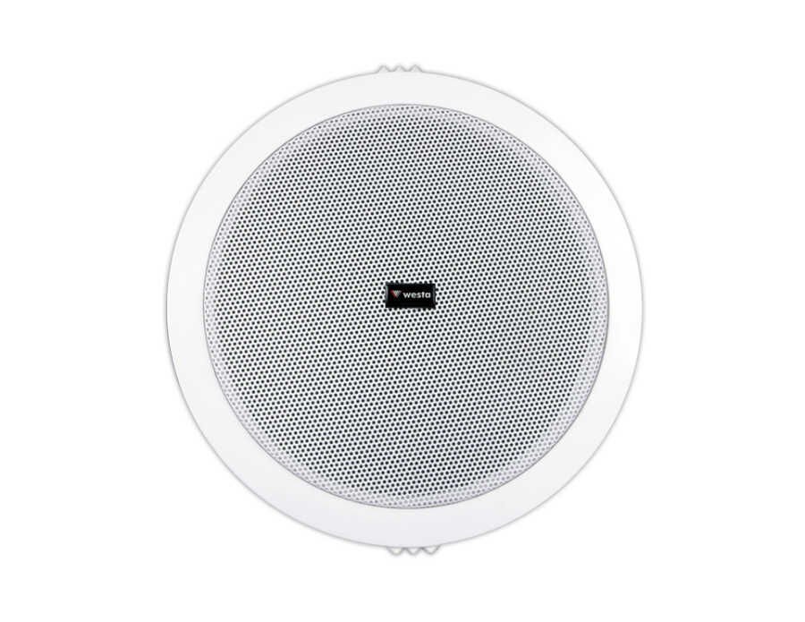 Westa WS-1308TC 16Cm, 5/10 Watt Trafolu Alçıpan Beyaz Hoparlör