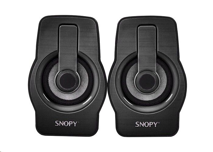 Snopy SN-X23 2.0 Multimedia RGB Işıklı 3W*2 Siyah USB Speaker