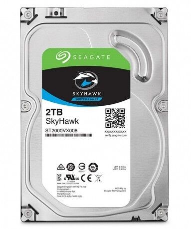 2 TB Seagate SKYHAWK 3.5'' 64MB 5900Rpm (ST2000VX008) 7/24 (RF) Güvenlik Disk