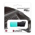 256 GB Kingston DTXM/256GB USB 3.2 Gen1 D.Trv. Exo. (Black+Teal) Flash Bellek