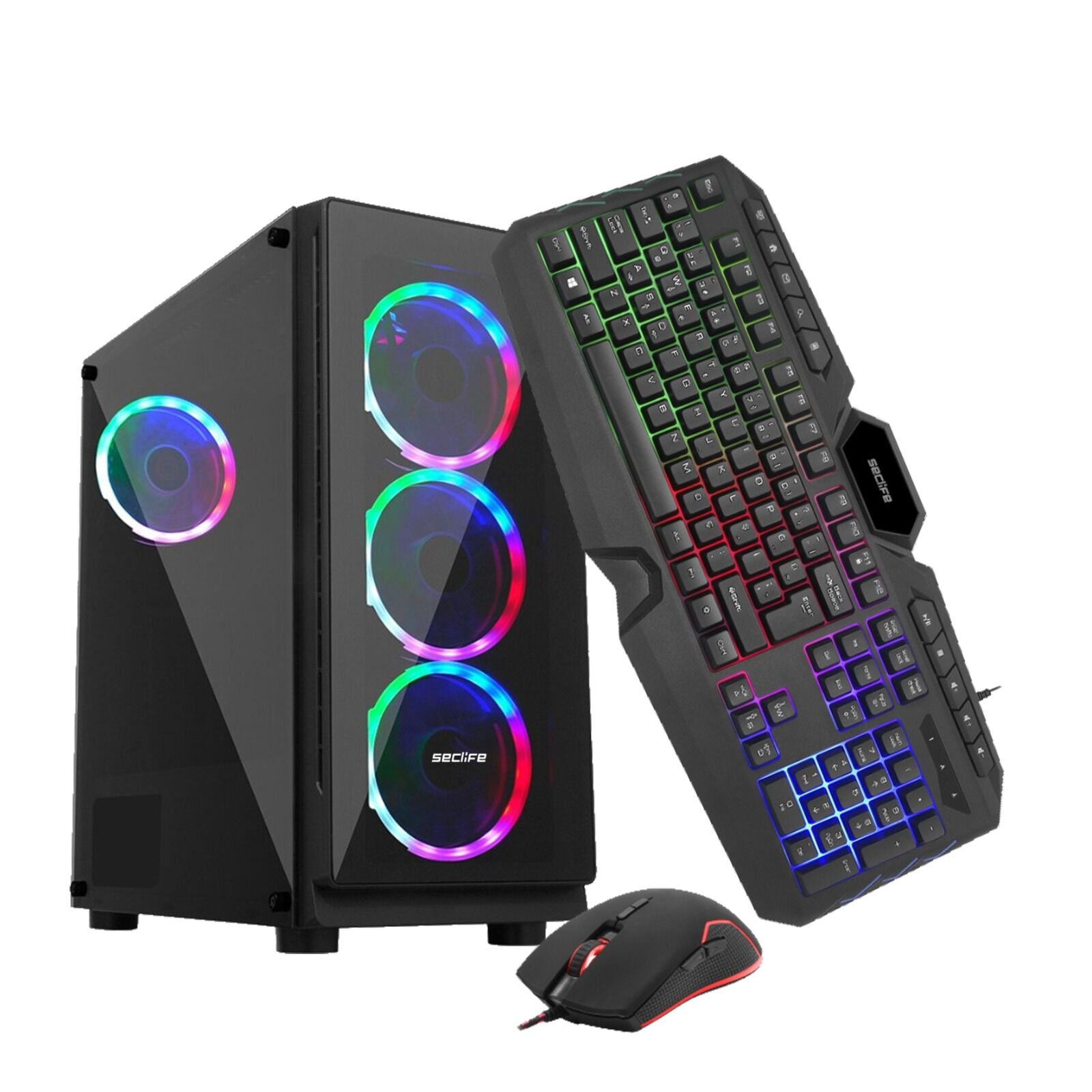 Seclife GM-A554 Ryzen 5500 16GB 500GB SSD 8GBVGA Dos Oyuncu Pc