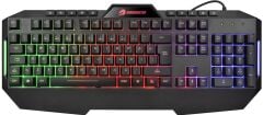 GameBooster G59K ''Frontier'' Rainbow Aydınlatmalı Membrane Oyun Klavyesi