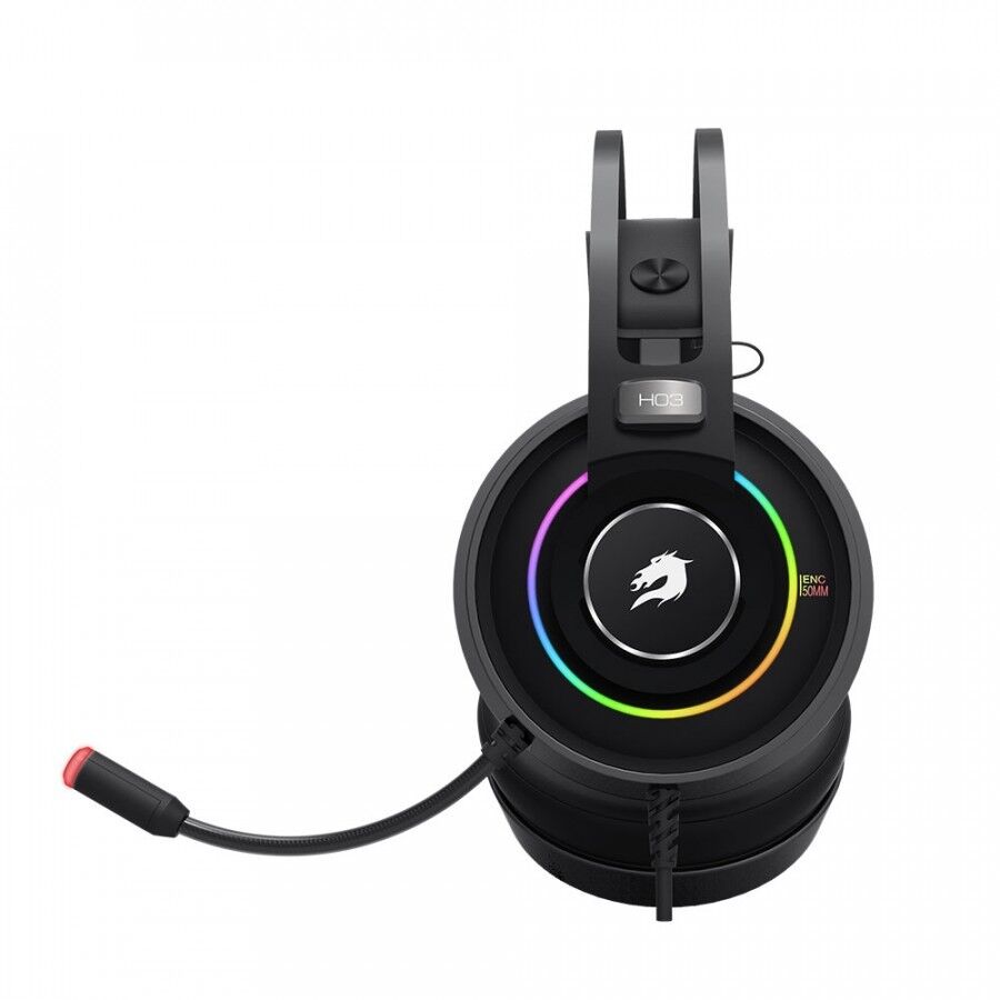 GameBooster H03 Dragon King  Running RGB Titreşimli 7.1 Siyah Oyuncu Kulaklığ