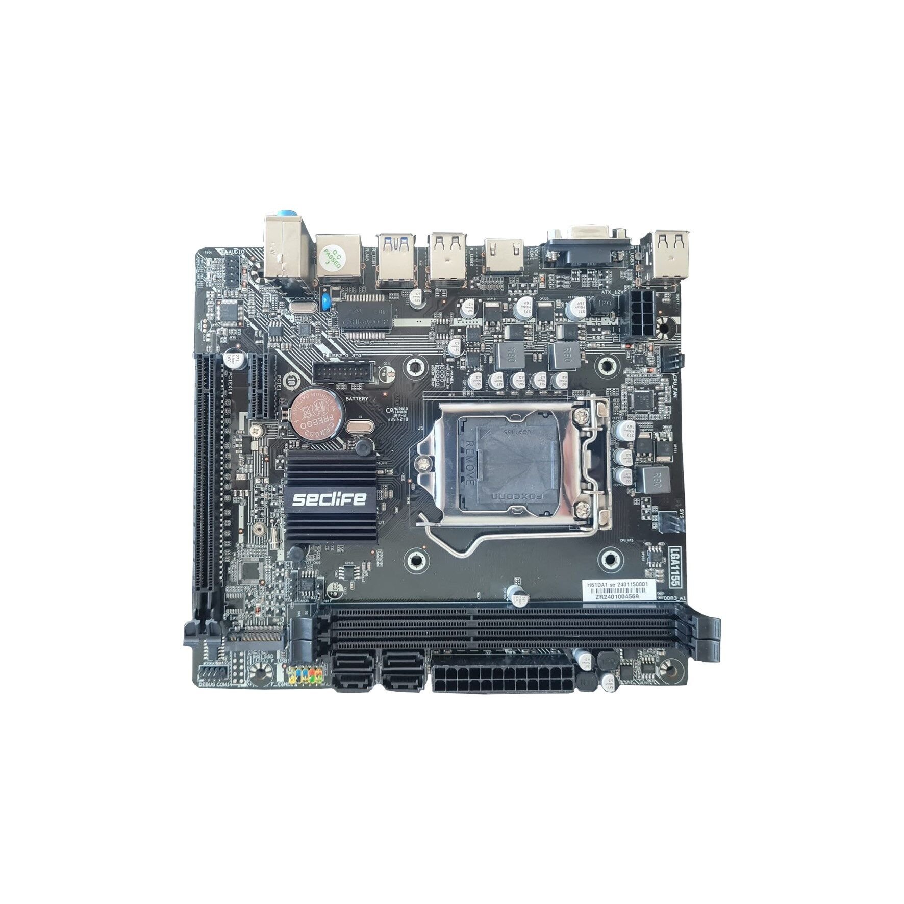 Seclife H61 H61DA1 S+V+L Hdmı M.2 SSD DDR3 mATX 1155p Box