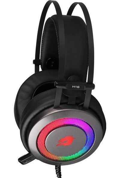 GameBooster Storm H16 5 Renk Rainbow Kısa Mikrofonlu 7.1 Gri Oyuncu kulaklığı