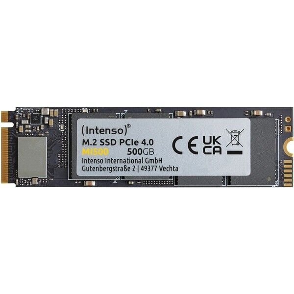 500GB Intenso MI500 Gen.4x4 NVMe 1.4 5300MB-4000MB/s SSD Disk