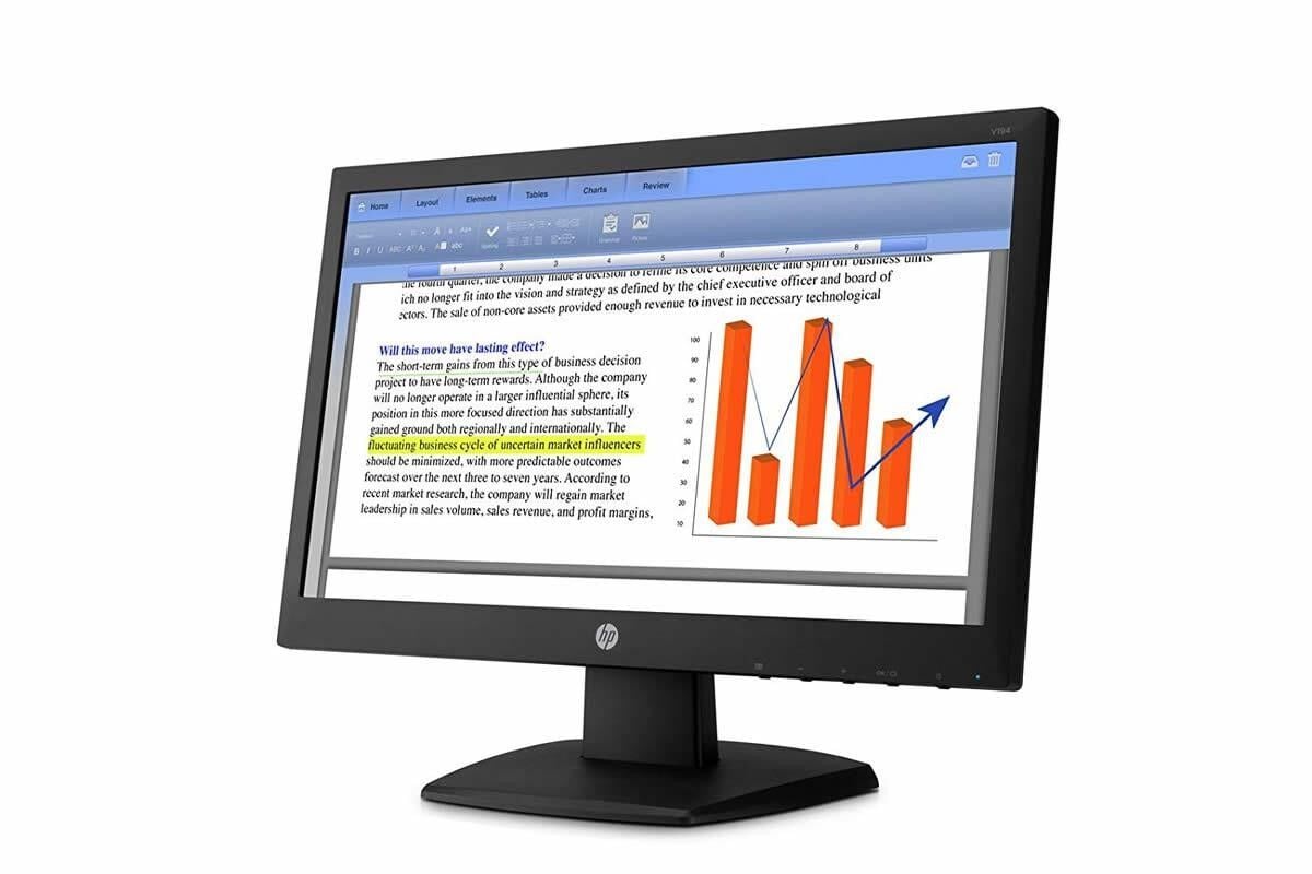 HP 18.5'' 5YR89AA 1366*768  LED Monitor 5ms (V194)
