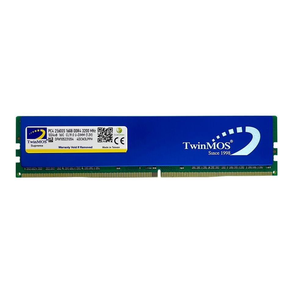 16GB TwinMOS 3200MHz (MDD416GB3200D) DDR4 PC  Ram