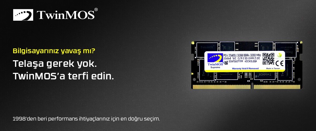 8GB TwinMOS 3200MHz (MDD48GB3200N) DDR4 Notebook Ram