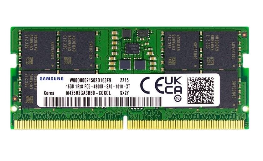 16GB Samsung 4800MHz DDR5 Kutusuz (M425R2GA3BB0-CQK) Notebook Ram