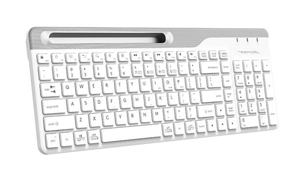 A4 Tech FBK25 Beyaz Bluetooth+2.4G Nano FN-Multimedya Klavye