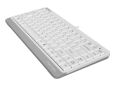 A4 Tech FK11 Usb Q Trk Mini Beyaz Multimedya Klavye