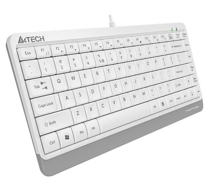 A4 Tech FK11 Usb Q Trk Mini Beyaz Multimedya Klavye