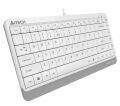 A4 Tech FK11 Usb Q Trk Mini Beyaz Multimedya Klavye