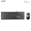 A4 Tech KR-9276 Q Kablolu USB Q MMedya Klavye + Optik Mouse Set