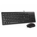 A4 Tech KR-9276 Q Kablolu USB Q MMedya Klavye + Optik Mouse Set