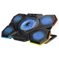 Addison Rampage AD-RC13 BELLATRIX Siyah 5 Fan 2 USB RGB Işıklı 15-17 Notebook So