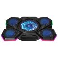 Addison Rampage AD-RC13 BELLATRIX Siyah 5 Fan 2 USB RGB Işıklı 15-17 Notebook So