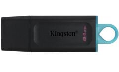 64 GB Kingston DTX/64GB USB 3.2 D.Trv.Exo (Black+Teal)  Flash Bellek