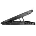 Addison Rampage AD-RC4 Mavi Ledli 2*125mm+2*70mm Işıklı Fan 15-17 Notebook Soğut