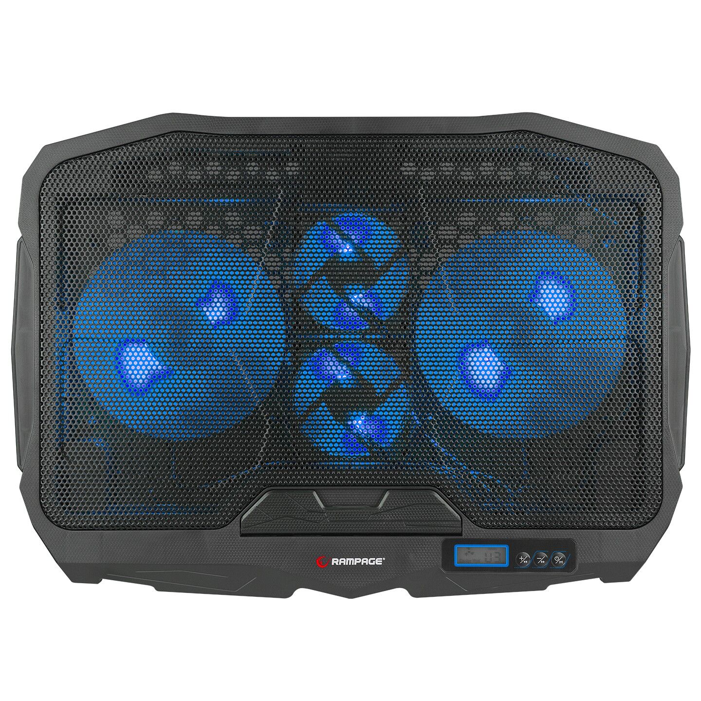 Addison Rampage AD-RC4 Mavi Ledli 2*125mm+2*70mm Işıklı Fan 15-17 Notebook Soğut