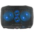 Addison Rampage AD-RC4 Mavi Ledli 2*125mm+2*70mm Işıklı Fan 15-17 Notebook Soğut