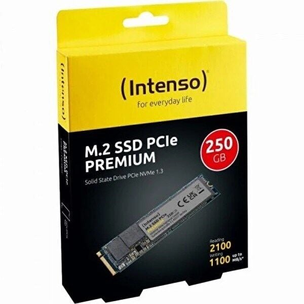 250GB Intenso Premium Gen.3x4 NVMe 1.3 2100MB-1100MB/s (3835440) SSD Disk