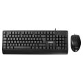 Everest KM-619 Siyah Usb Kablolu Q Standart Klavye + Mouse Set