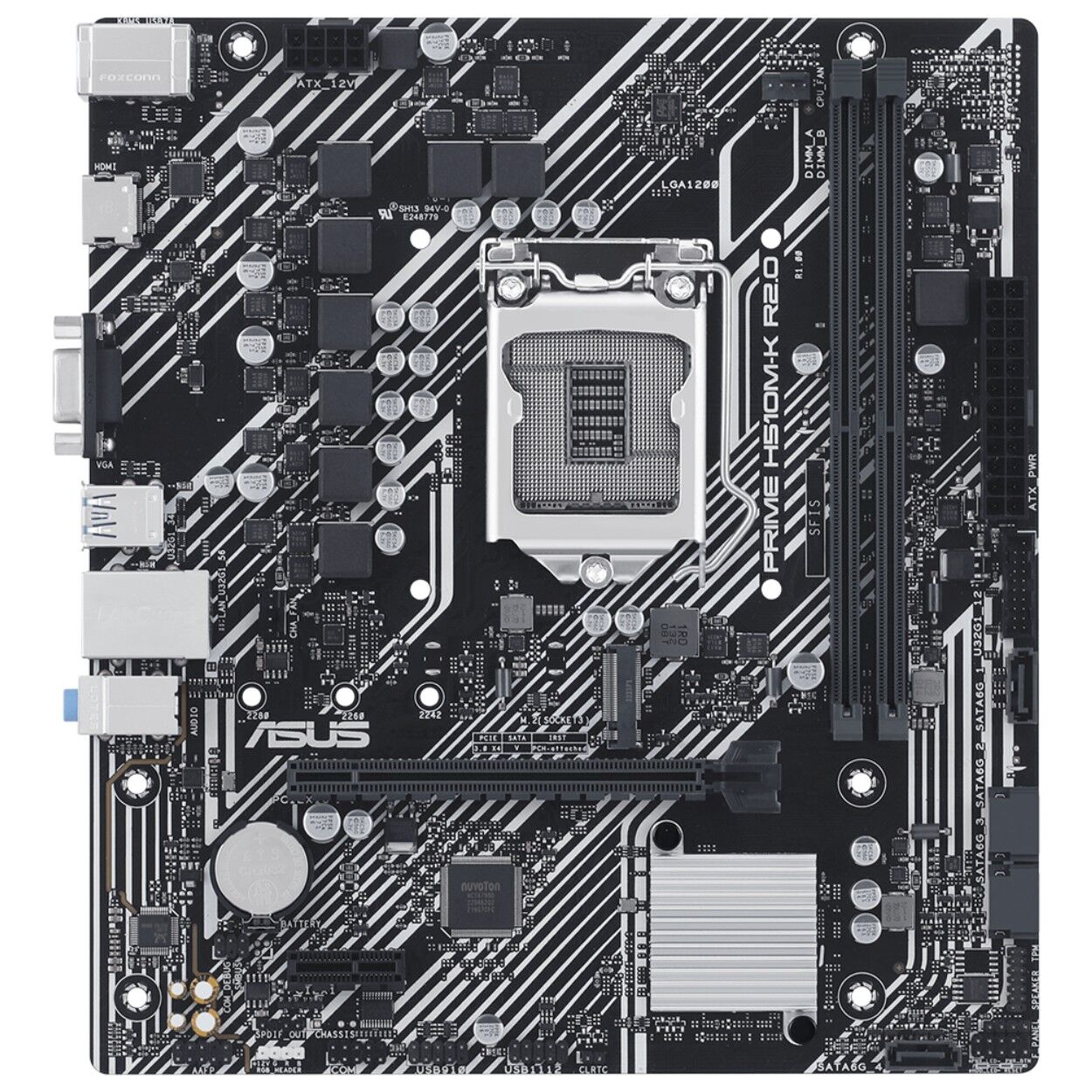 Asus PRIME H510M-K R2.0 1200P11 DDR4 Ses+GLan HDMI D-Sub M2 USB3.2 mATX