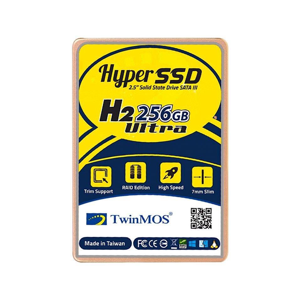 256GB TwinMOS 2.5'' Sata3 580Mb-550Mb/s 3DNAND (TM256GH2UGL) SSD Disk
