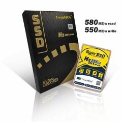 256GB TwinMOS 2.5'' Sata3 580Mb-550Mb/s 3DNAND (TM256GH2UGL) SSD Disk